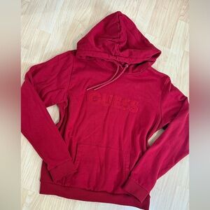 Guess Bold Red Pullover Hoodie